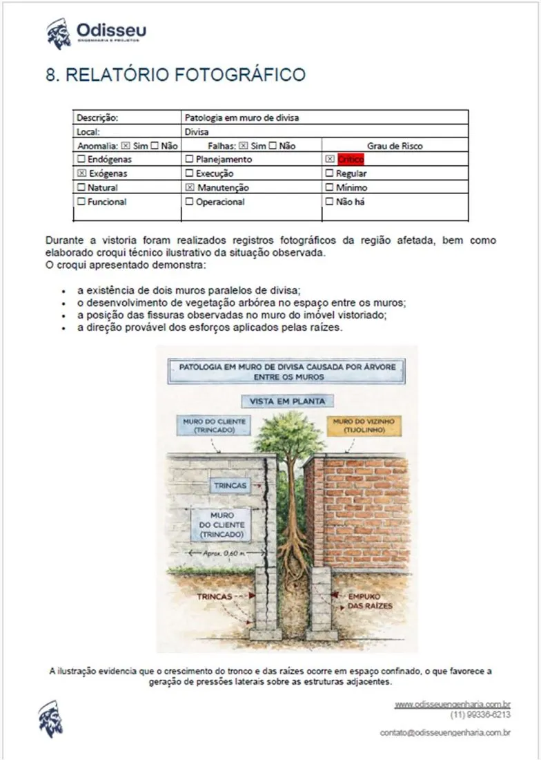 Engenheiro realizando inspeção técnica em estrutura